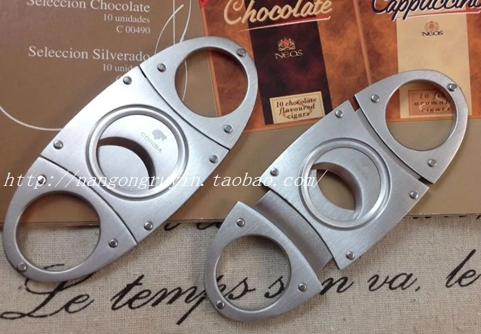 1 шт. COHIBA Cigar Cutter модный портативный карманный нож для сигар из нержавеющей стали