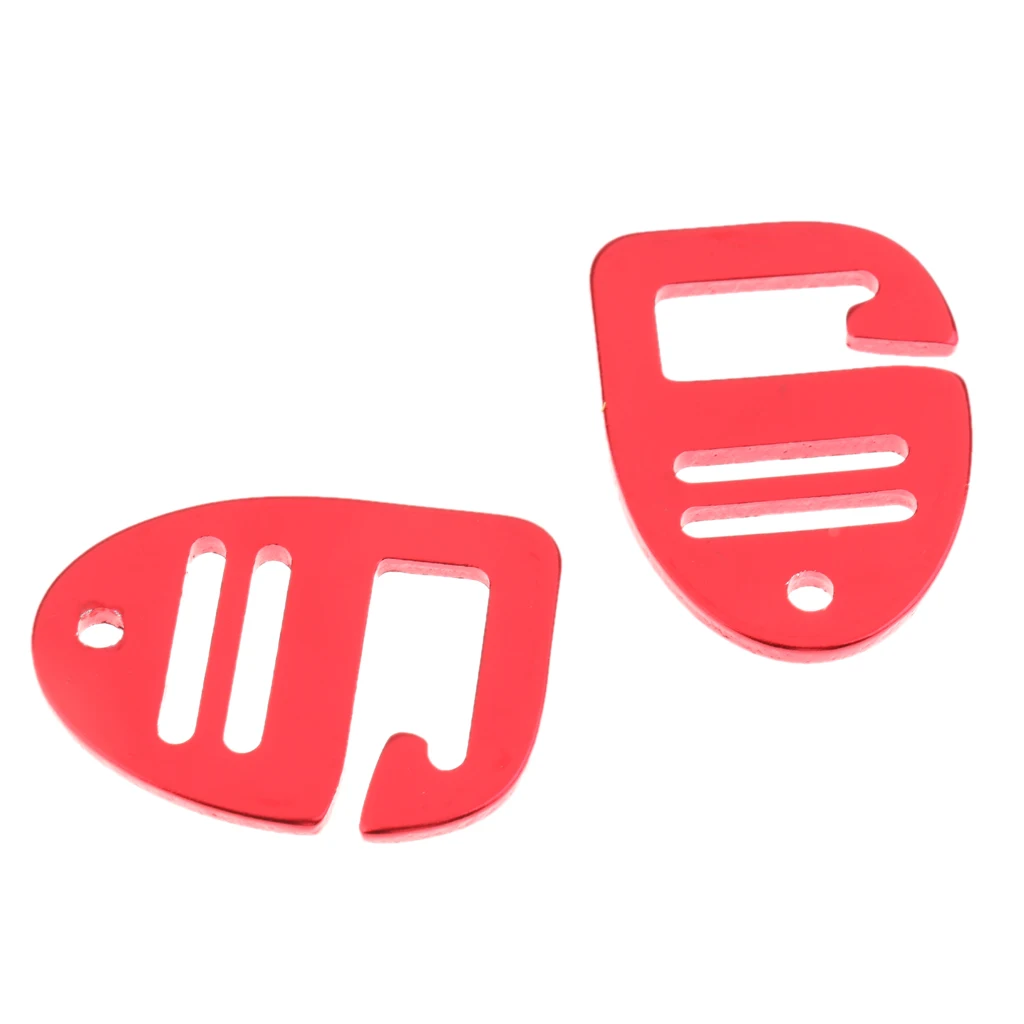2pcs Webbing Strap Buckle for 1inch Belt, Backpack Sports Bag Accessories for Men Women Camping Hiking Hunting Travel - red