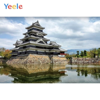 

Yeele Landscape Portrait Ancient Palace Pool Shadow Photography Backdrops Personalized Photographic Backgrounds For Photo Studio