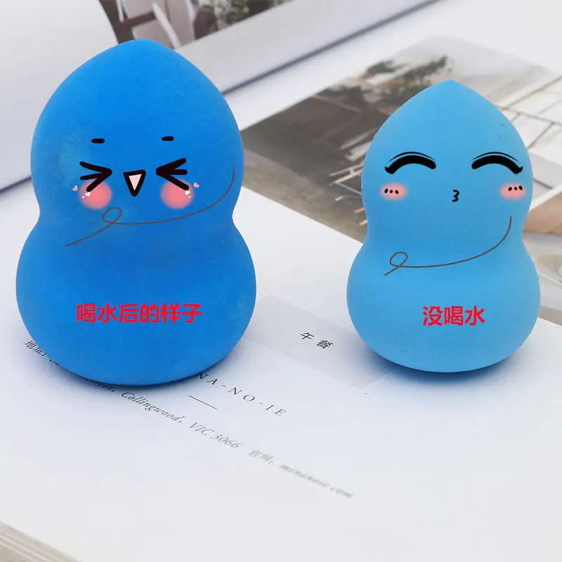 Konjac губка для чистки лица слоеная бесформенная подушка с наполнителем порошок из драже для воды слоеная Влажная и сухая двойная цель для мытья лица Косметическая яичная коробка