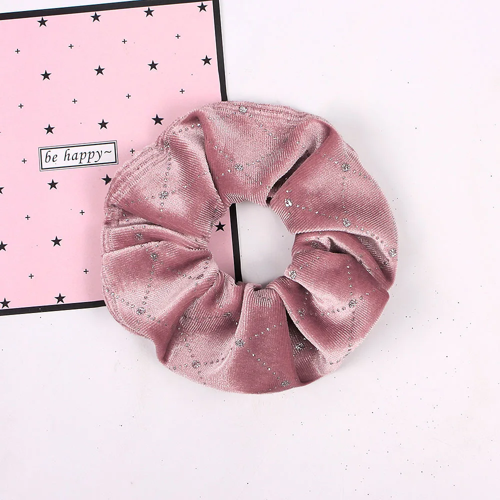 18 diameter 12cm Бархатные жемчужные резинки для волос для женщин, эластичные резиновые ленты аксессуары для волос, резинки для женщин и девушек, резинки для волос, кольцо для волос, веревка, держатель для конского хвоста - Цвет: 18 diameter 12cm
