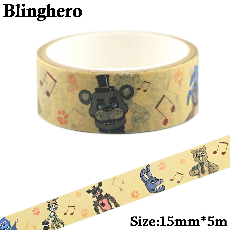 CA609 20 шт./лот пять ночей у Фредди васи ленты Diy Скрапбукинг ремесла клейкая бумага Маскировочная клейкая лента, наклейка наклейки