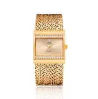 Ladies Wrist Watches Woman Famous Brand Dress Square Design Female Wristwatch Gold Stainless Steel Clock Montre Femme 2024 2