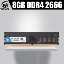 VEINEDA оперативная Память DDR4 8 Гб 2666 МГц PC4-17000 284pin 1,2 в для всех Intel AMD 8 Гб ddr4 совместима с 2133 2400 памятью Ram без ECC