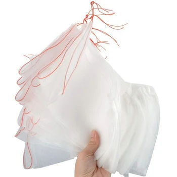 

100 Fruit Protection Bags Fruit And Vegetable Grape Net Bag Multi-Function Bag Insect-Proof Insect-Repellent Reusable Fruit Plan