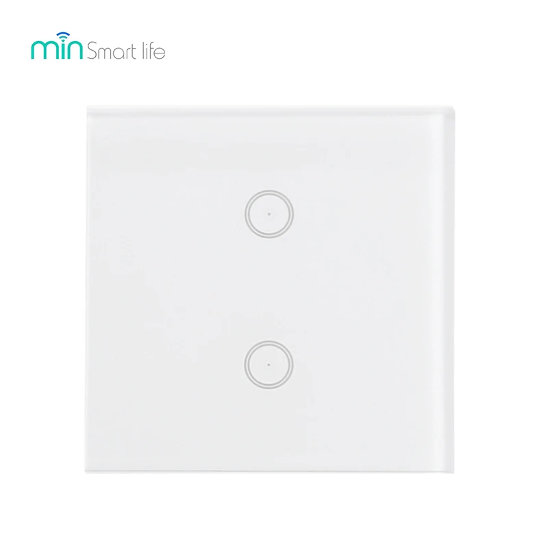 

Min WiFi Touch Switch Wireless Intelligent Switch Wall Interrupter APP Remote Multi-function Control Voice Control EU Standard