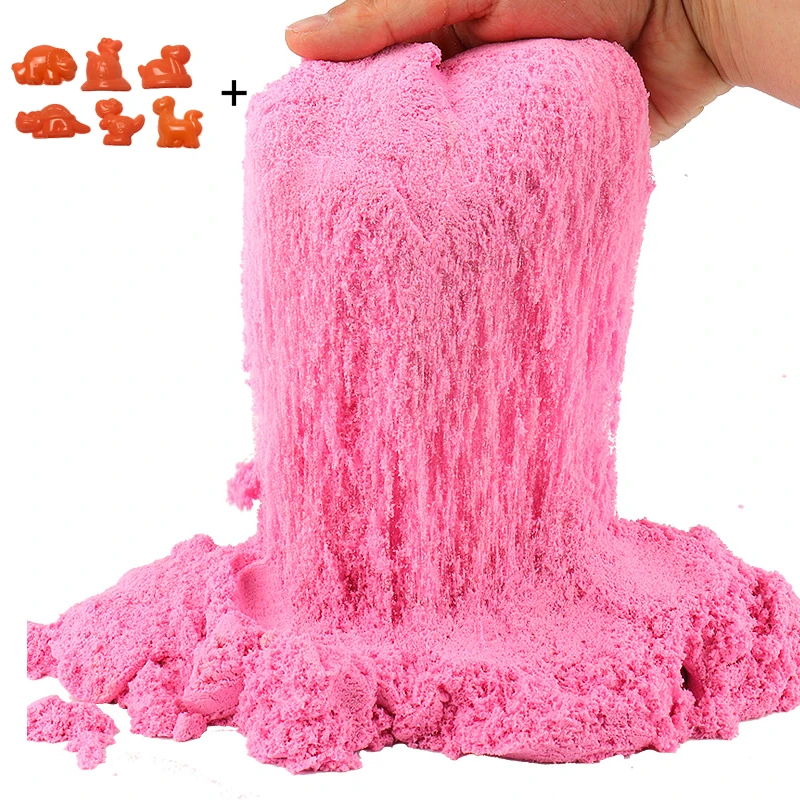 

Infant children magic sand toy clay DIY dynamic sand moldable indoor play sand modeling clay play sand putty fimo polymer clay