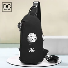 

DC.meilun Fashion Men's Shoulder Bag Sling Chest Pack Canvas Sports Crossbody Bolso Hombre for Men 2021 Chest Bags