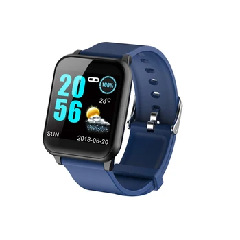 

Z02 Colorful Screen Smart Watch Heart Rate Sleeping Detection Waterproof for Android IOS (Blue)