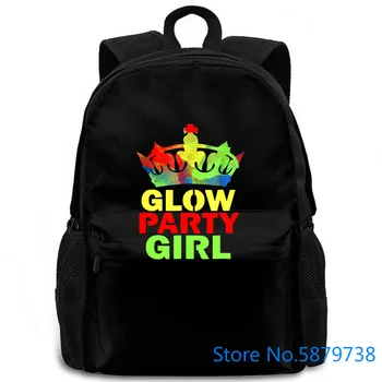 

Glow Party Girl Birthday Brand Wholesale Ladies women men backpack laptop travel school adult student