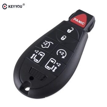 

KEYYOU 433Mhz Remote Control Key M3N5WY783X IYZ-C01C 6+1 7 Button Car key For Dodge Caravan Chrysler Town & Country Jeep