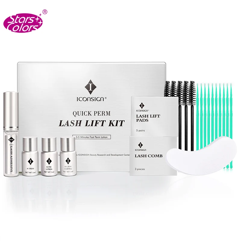  Iconsign Quick Perm Lash Lift Kit Eyelash Perming Set New Version with Fast Perm Lotion Cilia Beaut