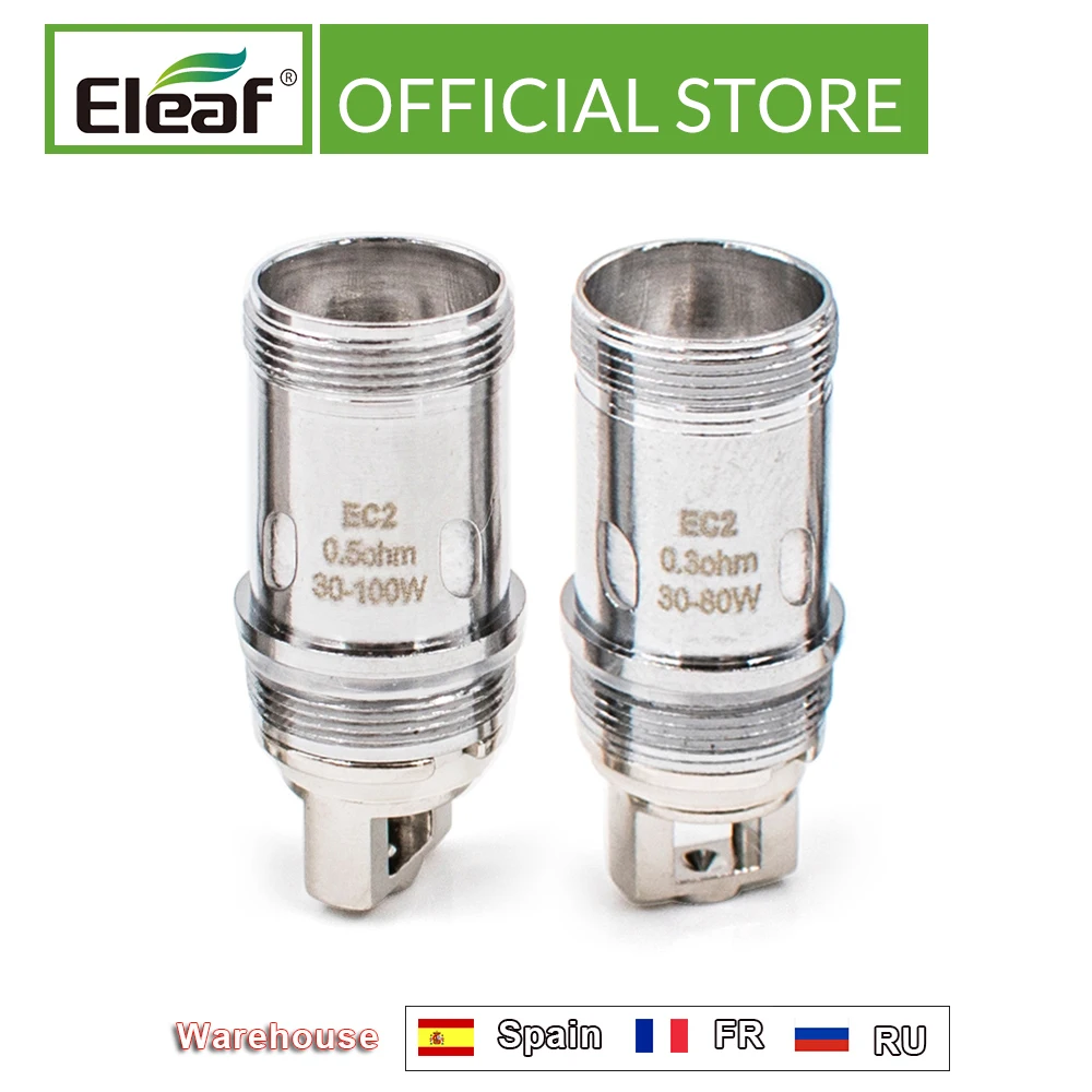 Оригинальная головка Eleaf EC2 0.3 Ом/0 5 Ом подходит для электронной сигареты iKuu i200 и Melo