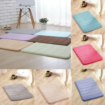 

40*60cm Microfibre Memory Foam Mat Absorbent Slip-resistant Rugs Pad Bathroom Shower Bath Non-slip Mats Carpet