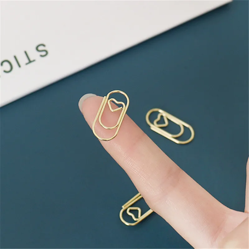 Paper Clips 4Color Notebook Memo Pad Filing Bookmark Binder Accessories Student Office Binding Supplies Stationary