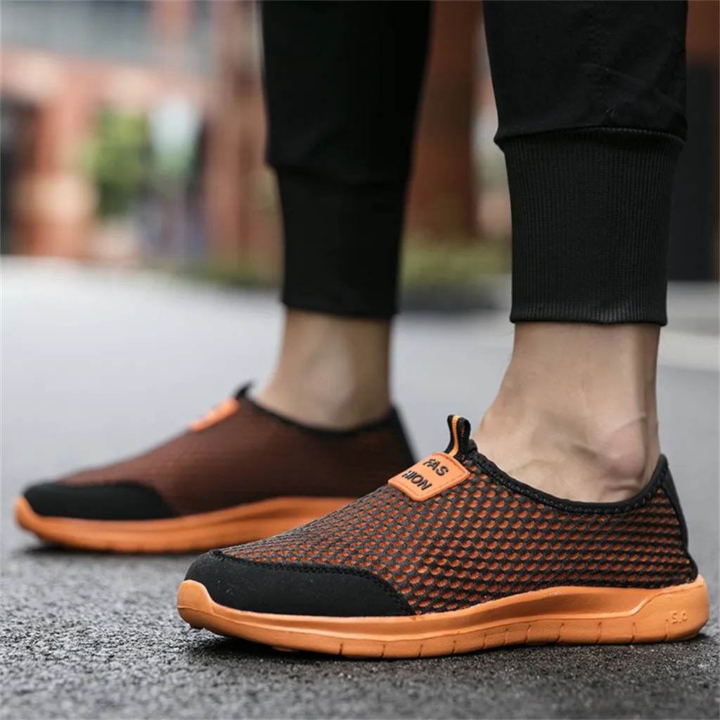KANCOOLD Running Shoes Men Sneakers Wild Mesh Cloth Athletic Comfortable Lightweight Walking Leisure Sports Board Shoes 109#4