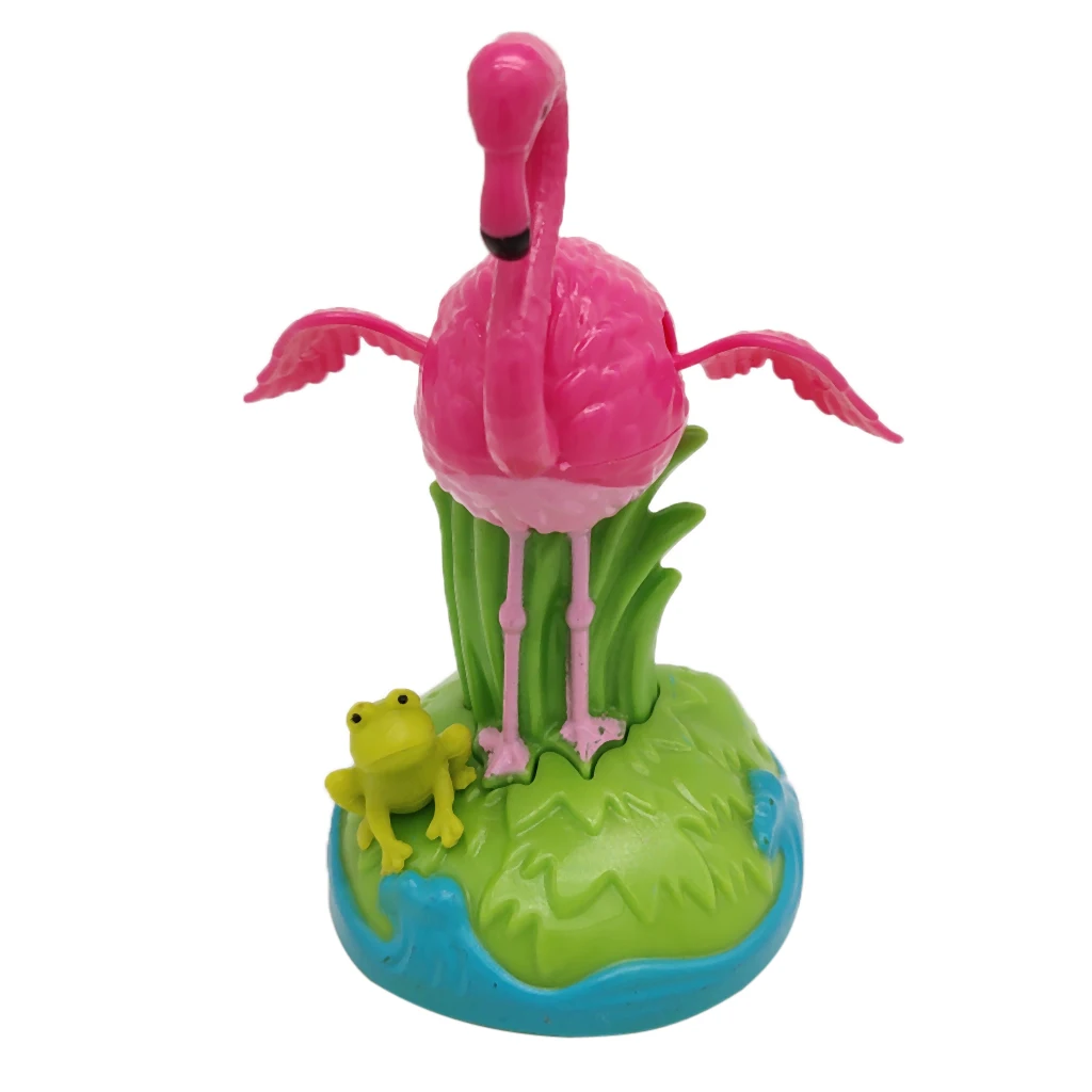 Solar Power Dancing Frog Flamingo Swinging Animal Figure Kid Toy Home Decor