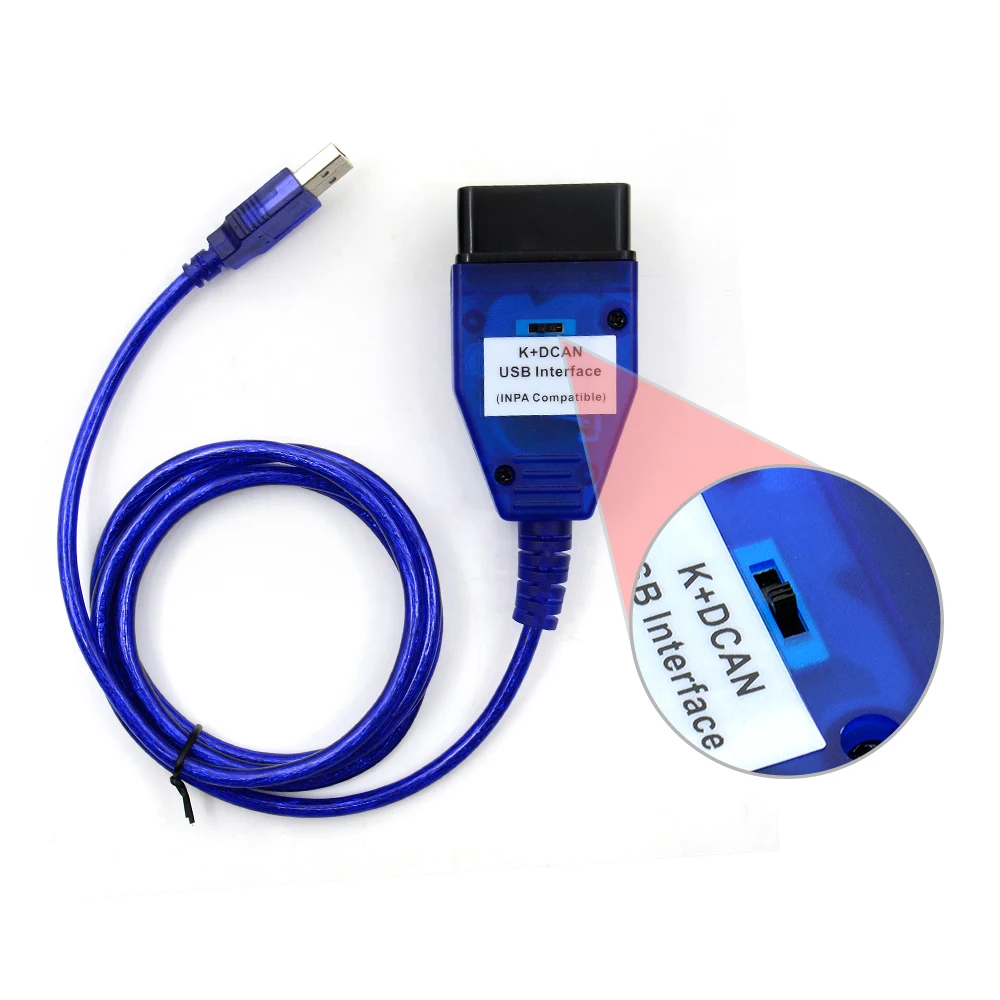 VSTM INPA K+ D CAN для BMW FTDI FT232RQ OBD OBD2 Диагностический кабель FTDI FT232RL с переключателем для BMW OBDII сканер