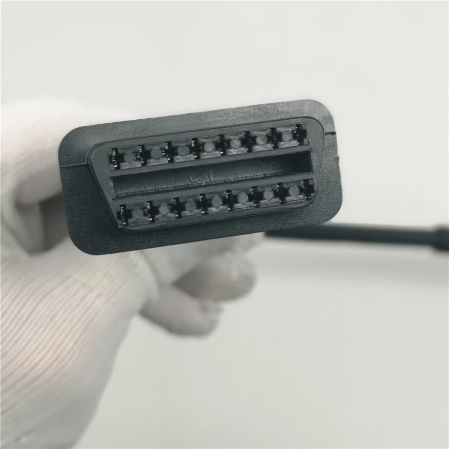 Диагностический кабель OBDII для мотоцикла 6 контактный 4 иглы адаптер OBD2