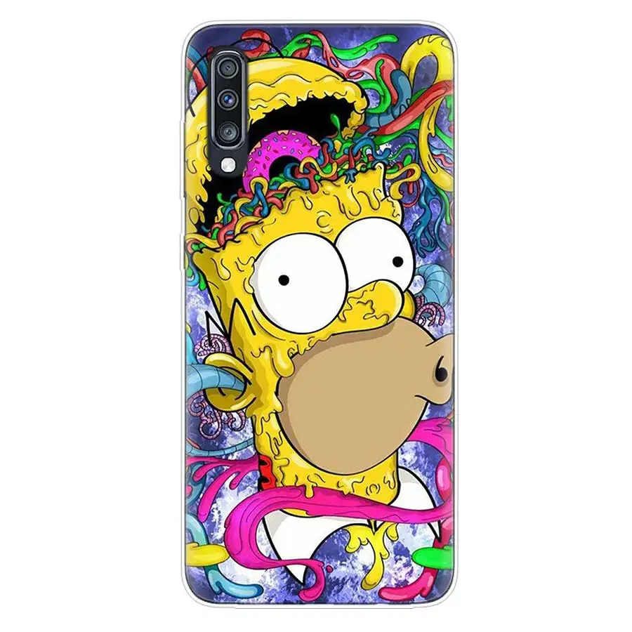Мультфильм ГОМЕР J. «Симпсоны» Сердце чехол для samsung Galaxy A70 A50 A20E S10E S10 плюс A40 A30 A20 A10 A60 A80 A50S A70S A30S M40 M30 - Цвет: No.6