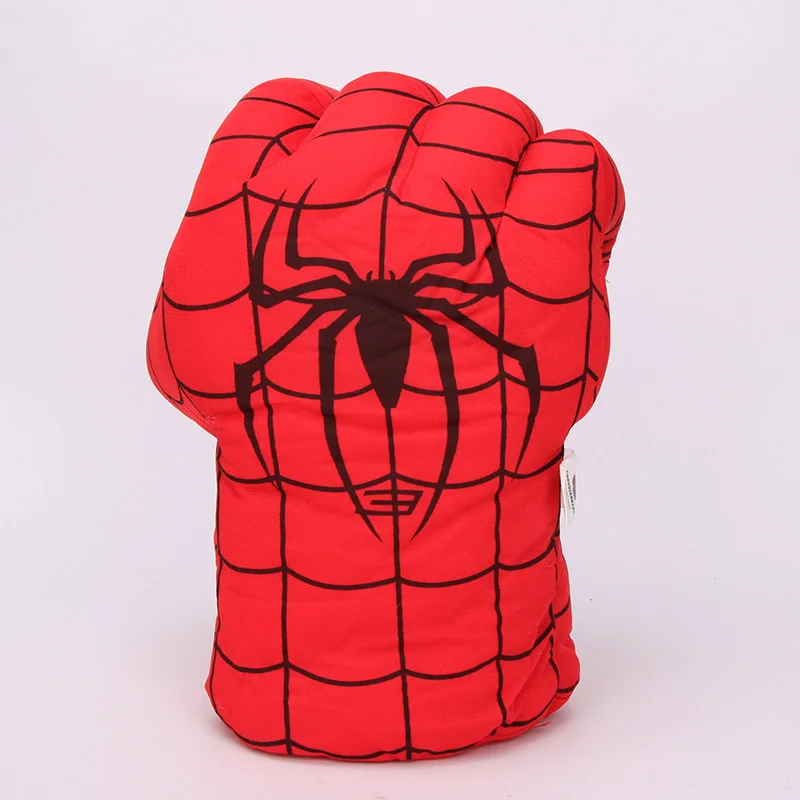 Одна рука Marvel Мстители эндшпиль невероятная фигурка супергероя Человек-паук танос игрушки Железный человек боксерские перчатки подарок для мальчика Халк перчатки - Цвет: Spider man righthand