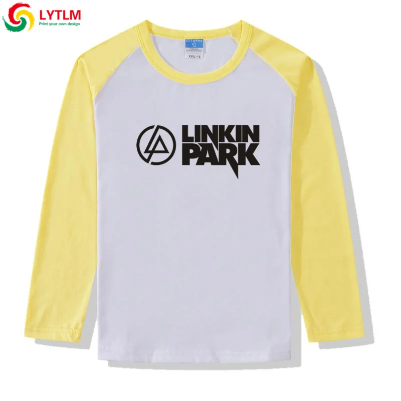 LYTLM/футболка детская футболка с длинными рукавами для девочек, Linkin Park топы для девочек, зима, футболки для мальчиков roupa infantil Menina