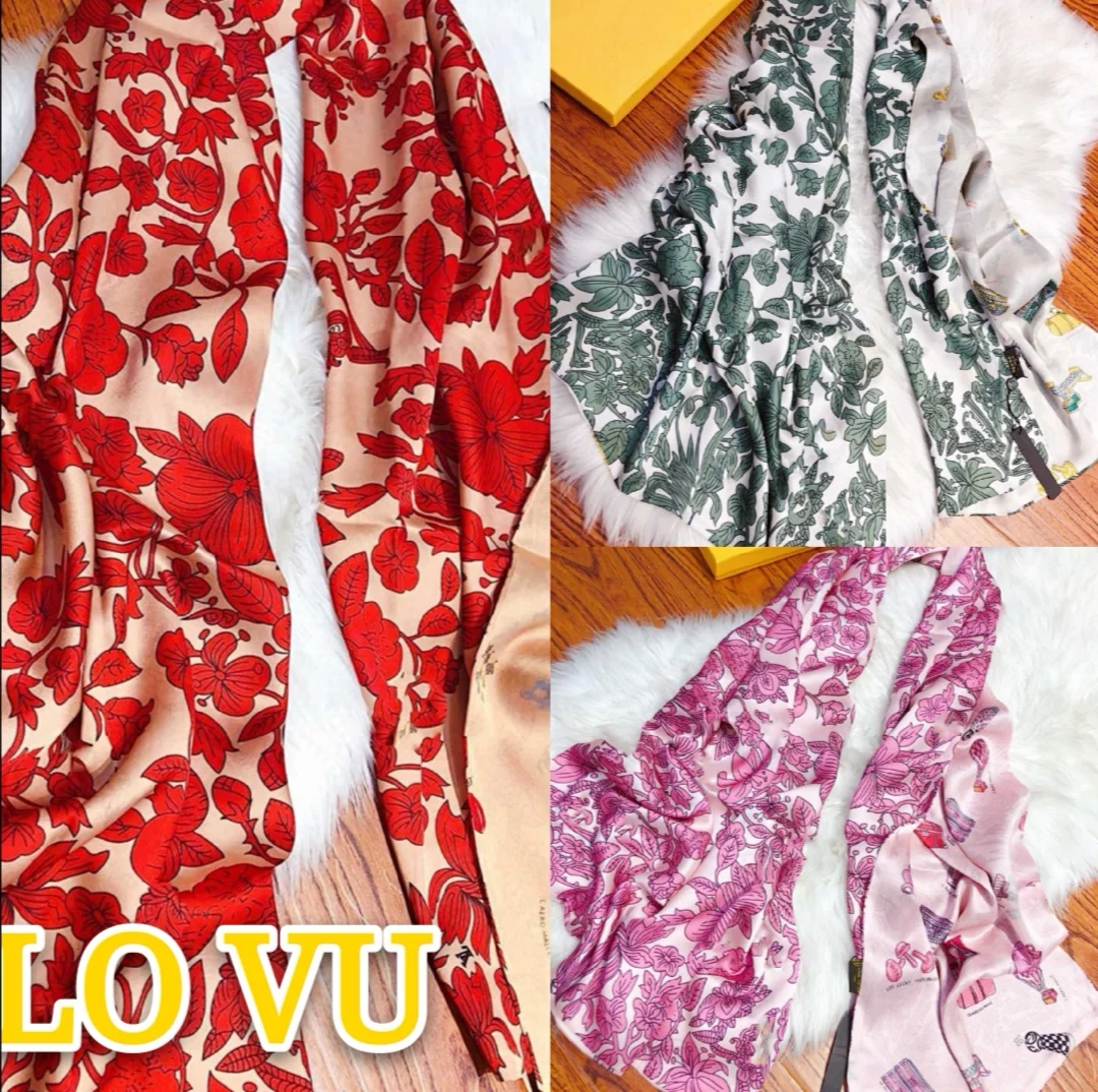 

2020 NEW DESIGN WOMAN CHINESE SILK SCARF SHAWL WINTER FALL GIFT