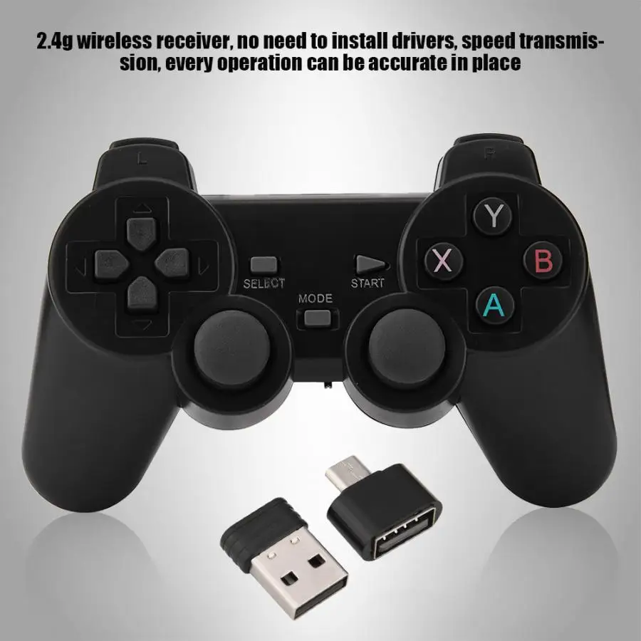 Pubg мобильный геймпад 2,4G беспроводной смарт-геймпад Bluetooth игровой контроллер для ТВ-бокса ПК мобильный телефон pubg джойстик