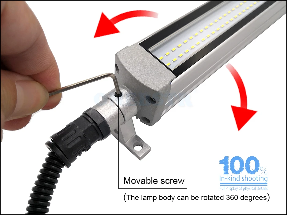 6W LED Machine Tool Working Light DC24V AC220V CNC Milling Engraving Lighting Lamp Explosion-Proof Waterproof IP67 Free Shipping 10