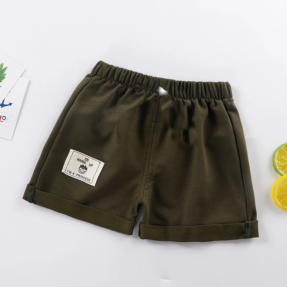 Summer Kids Shorts Trousers For Girls Boys Cotton Beach Loose Casual