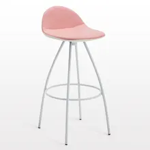 Bar Chair PU Chair Metal Chair High Stool Modern Minimalist Style Multiple Choices Essential in The Home People Love