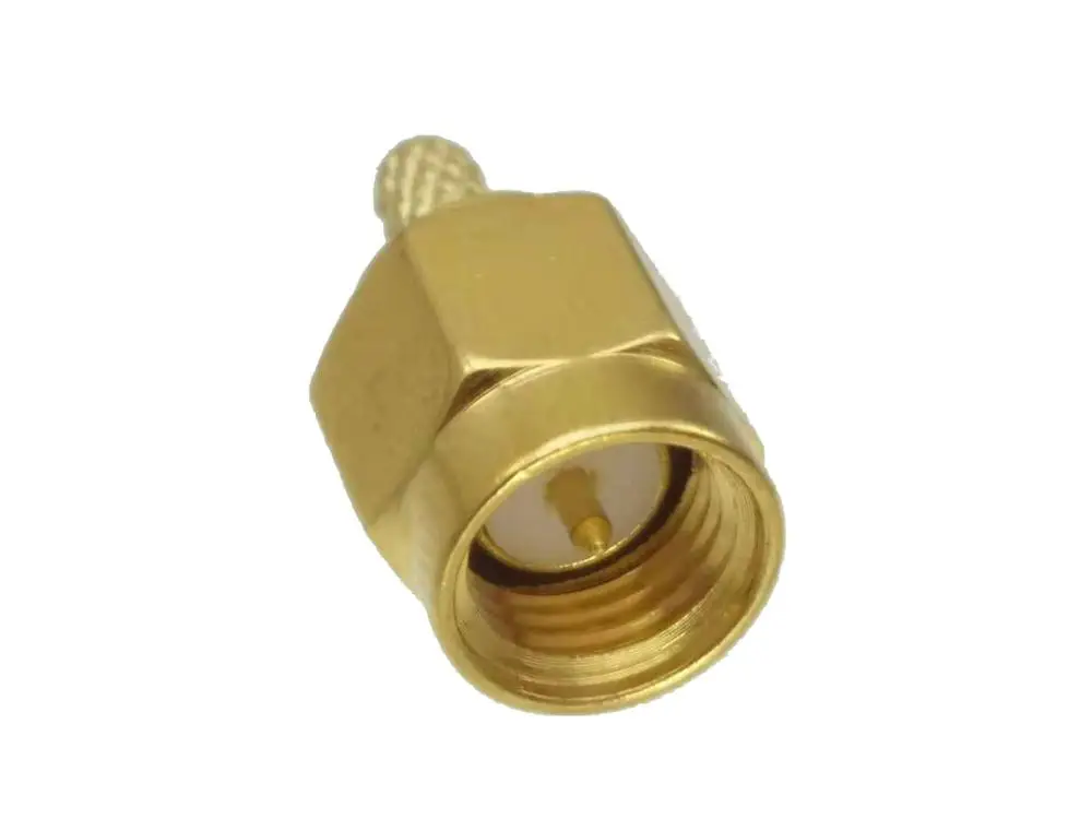 10pcs SMA male plug crimp RG174 RG316 LMR100 cable RF Coaxial connector