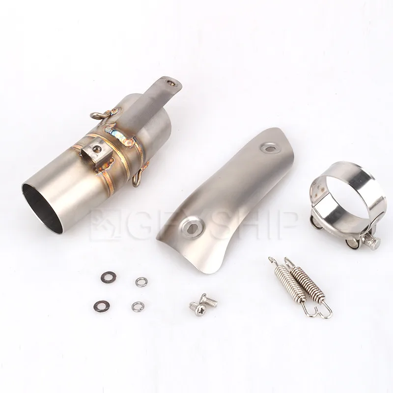 

Motorcycle For Suzuki GSXR1000 L2 L3 L4 L5 L6 1000 Slip-on Motorcycle Exhaust Muffler Middle Link Pipe With Heat Shield System
