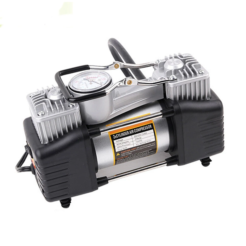 12V 150PSI портативный сверхмощный двухцилиндровый воздушный насос компрессор