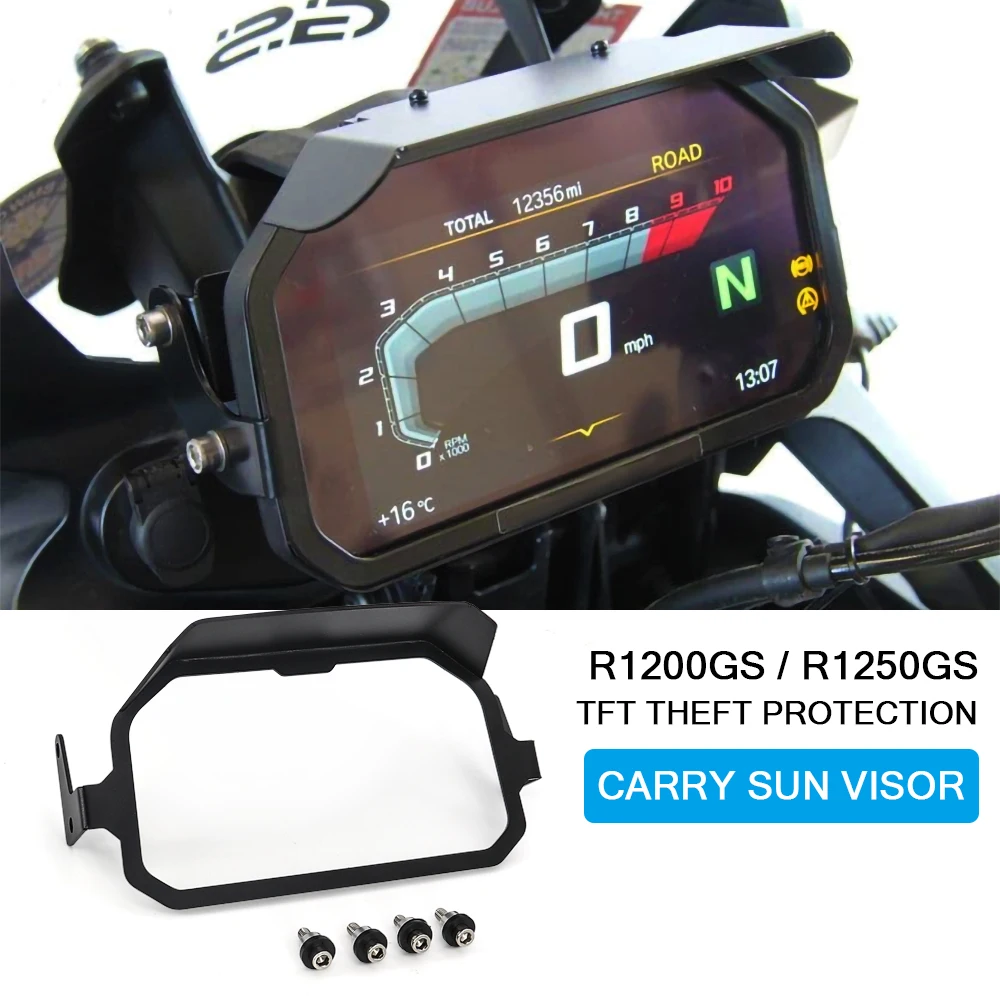 

For BMW R1250GS R 1250 1200 GS Adventure R1200GS LC ADV Meter Frame Cover TFT Theft Protection Screen Protector Instrument Guard