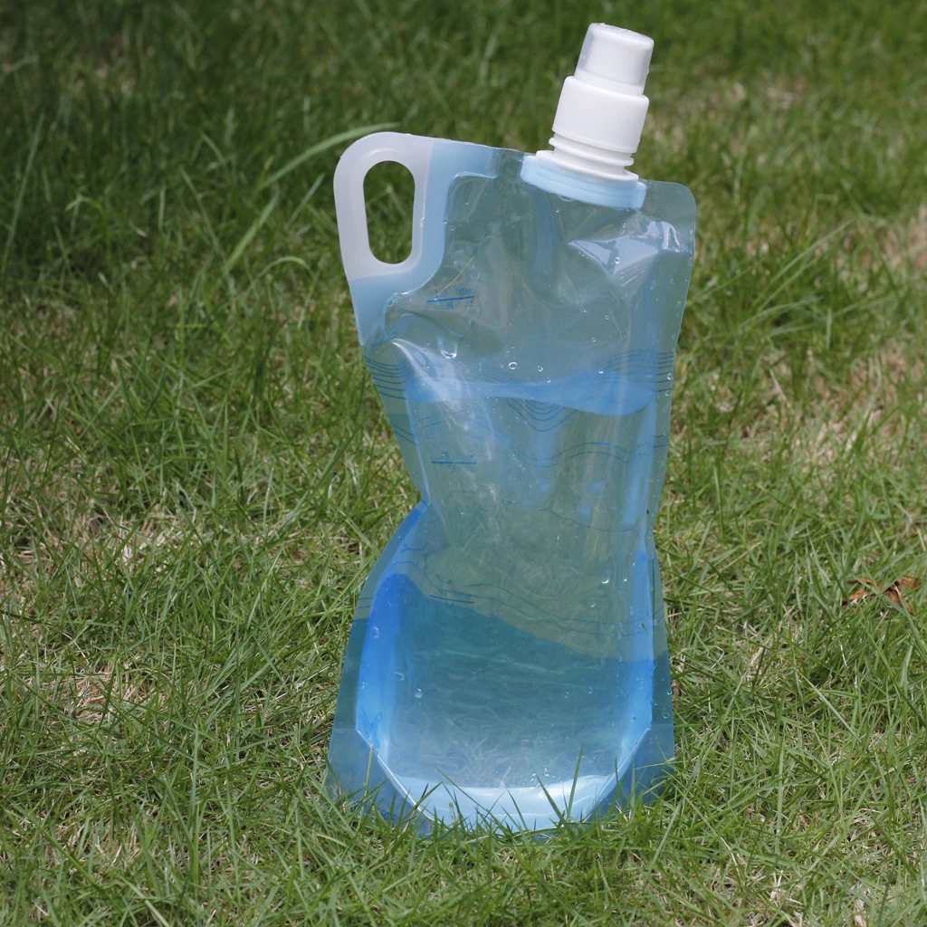 1L складной пластиковый светильник сумка для воды велоспорта походов на открытом