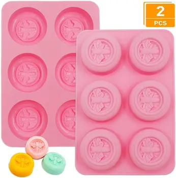 

Bee Silicone Molds Round Honeybee Silicone Molds for Homemade Soaps Lotion Bar Jello Bath Bomb Beeswax Resin Chocolate Dessert