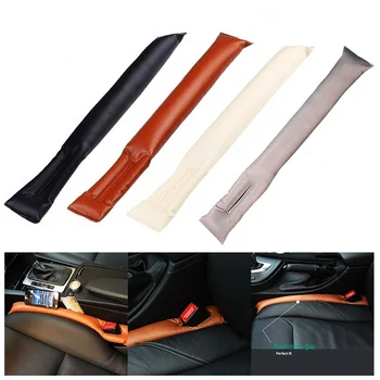 

Soft seal between seat and tunnel for car made of artificial leather