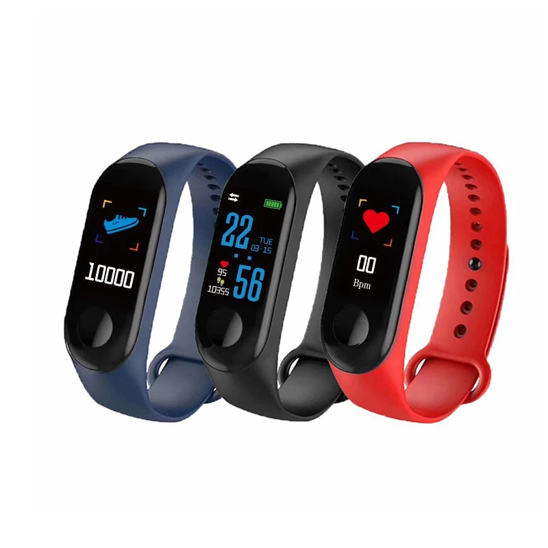

Sport Smart Bracelet Wristband Health Fitness Tracker Blood Pressure Heart Rate Monitor Pedometer Smart Watch men Android iOS