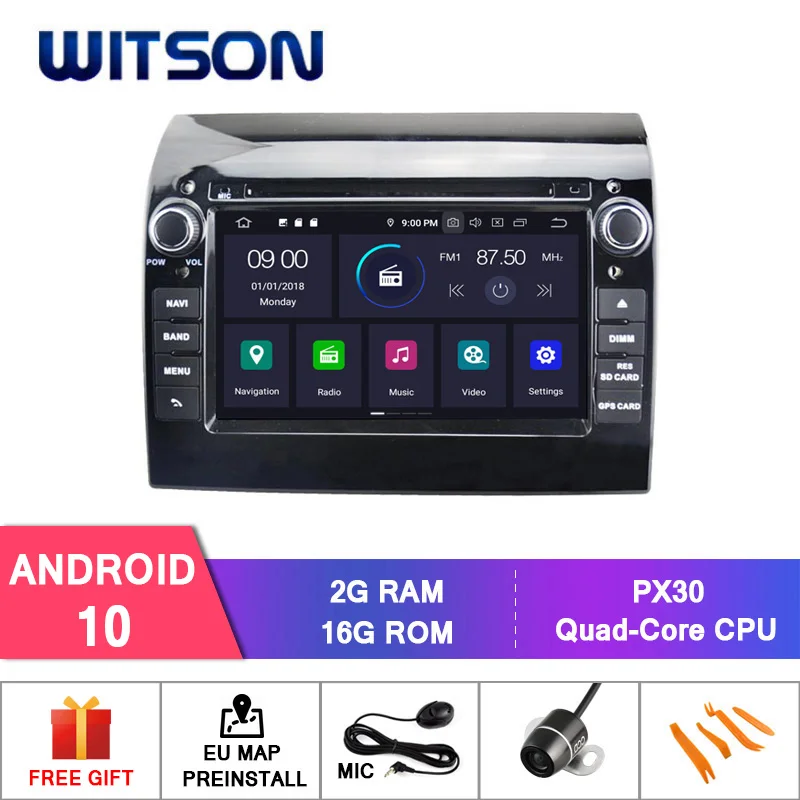 Германия запас! WITSON PX5 Android 10 0 автомобильный DVD GPS для FIAT DUCATO аудио радио 4 Гб RAM + 64