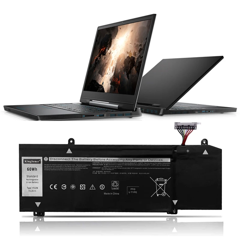 Kingsener 1f22n Xrgxx Bateria do Portátil para Dell Alienware 2023 Orion M15 M17 r1 P82f P40e P79f P37e g5 5590 g7 Inspiron 7590 7790 - Imagem 3