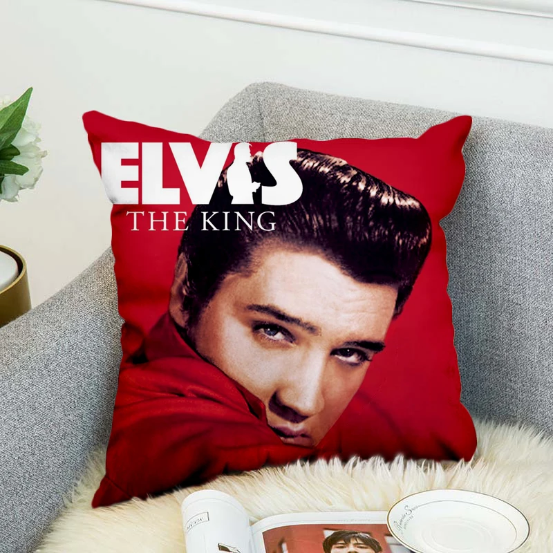 Elvis Presley Pillow Case Polyester Decorative Pillowcases Throw Pillow Cover style-3