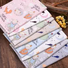 DIY шитье лоскутное стеганое жир четверть Tecido одежда Тильда для Детское платье лист текстиль мультфильм саржа хлопчатобумажная ткань