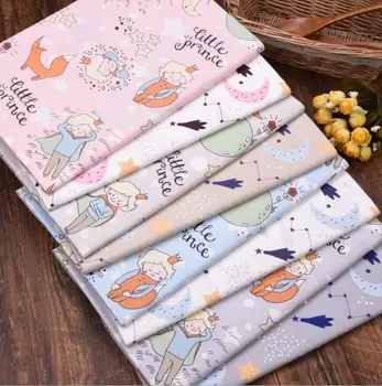 

Prince DIY Sewing Patchwork Quilting Fat Quarter Tecido Clothes Tilda For Gril Dress Sheet Textiles New Twill 100% Cotton Fabric