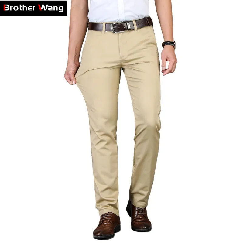 5-color Men Khaki Casual Pants 2020 New 