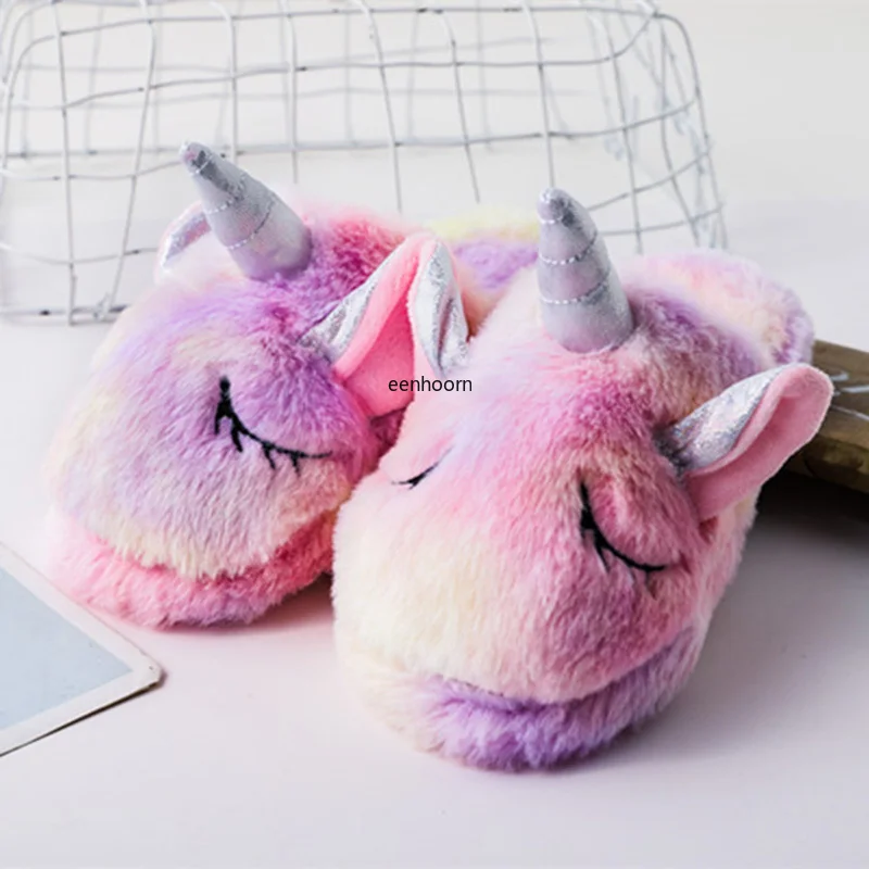 Sale Unicorn Slippers Shoe Girls Baby Boys Kids Child Casual Kigurumi Cartoon Pajama Onesies GR6JemjOrDd