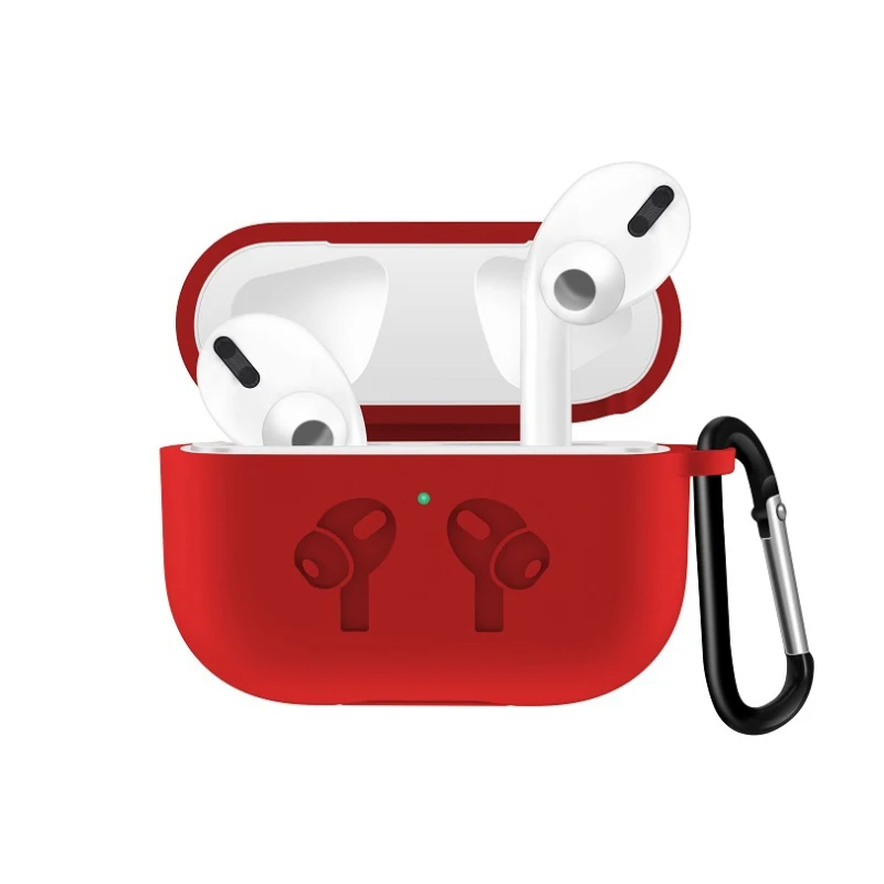 Для air pods pro Чехол для airpods pro airpod pro airpodspro чехол s чехол на airpogs 3 поколения силиконовый защитный чехол - Цвет: red