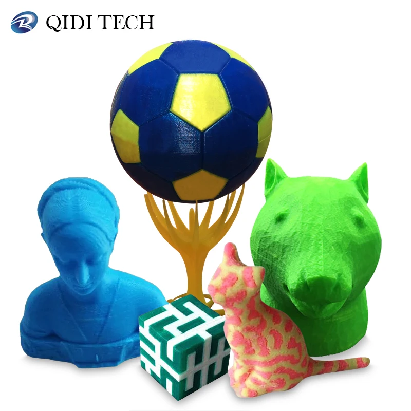 QIDI TECH двойной экструдер X-Pro 3D Printe с WiFi печатью с ABS, PLA, TPU