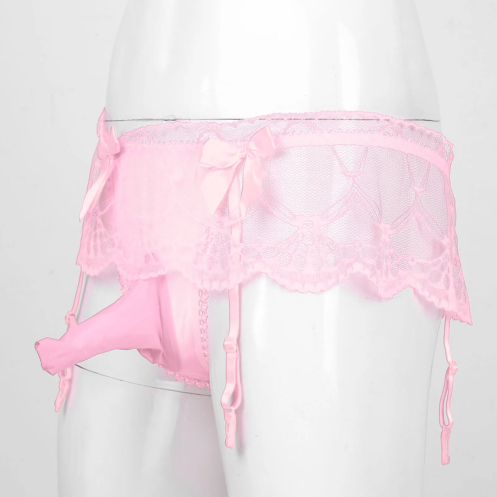 Men's Sexy Lace G-String Pouch Panties