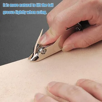 

Adjustable V-Gouge Tool Cutting Professional Portable for Leather Craft Folds Box Corners XH8Z